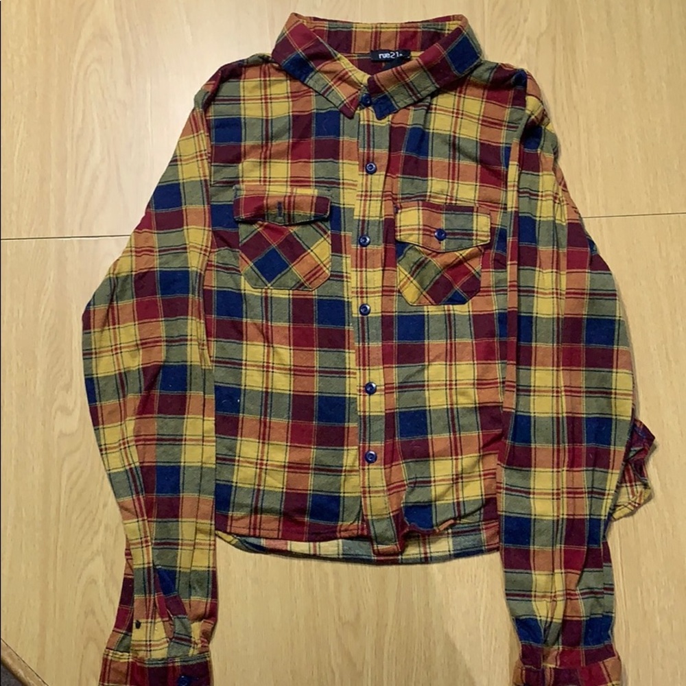 Rue21 Juniors XL Long Sleeve Button Top